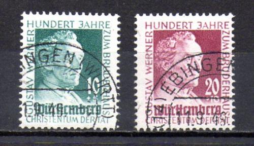 Wurttemberg Nº Michel 47/48 (o)
